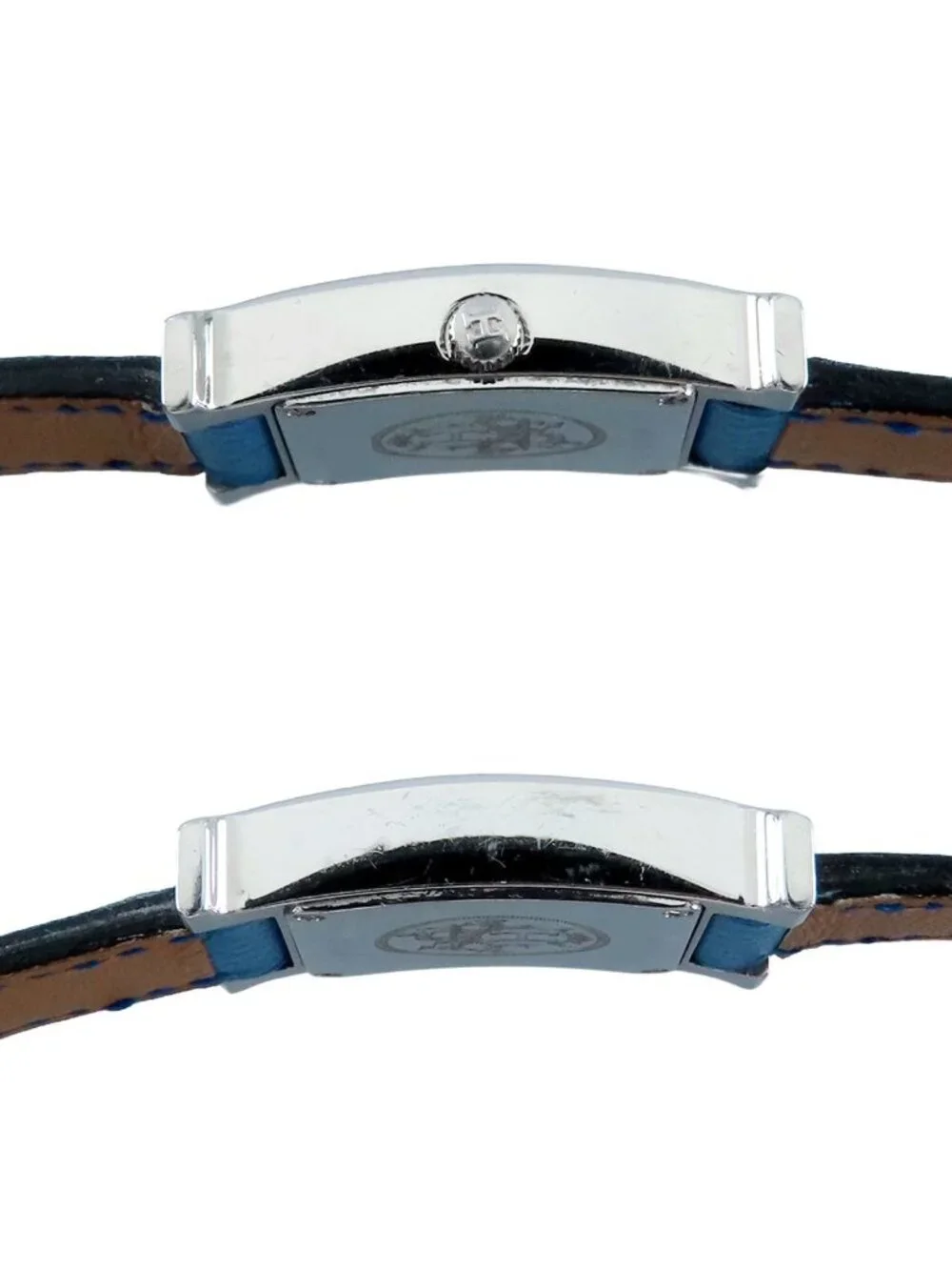 Hermes H Watch Uno Blue SS Courchevel